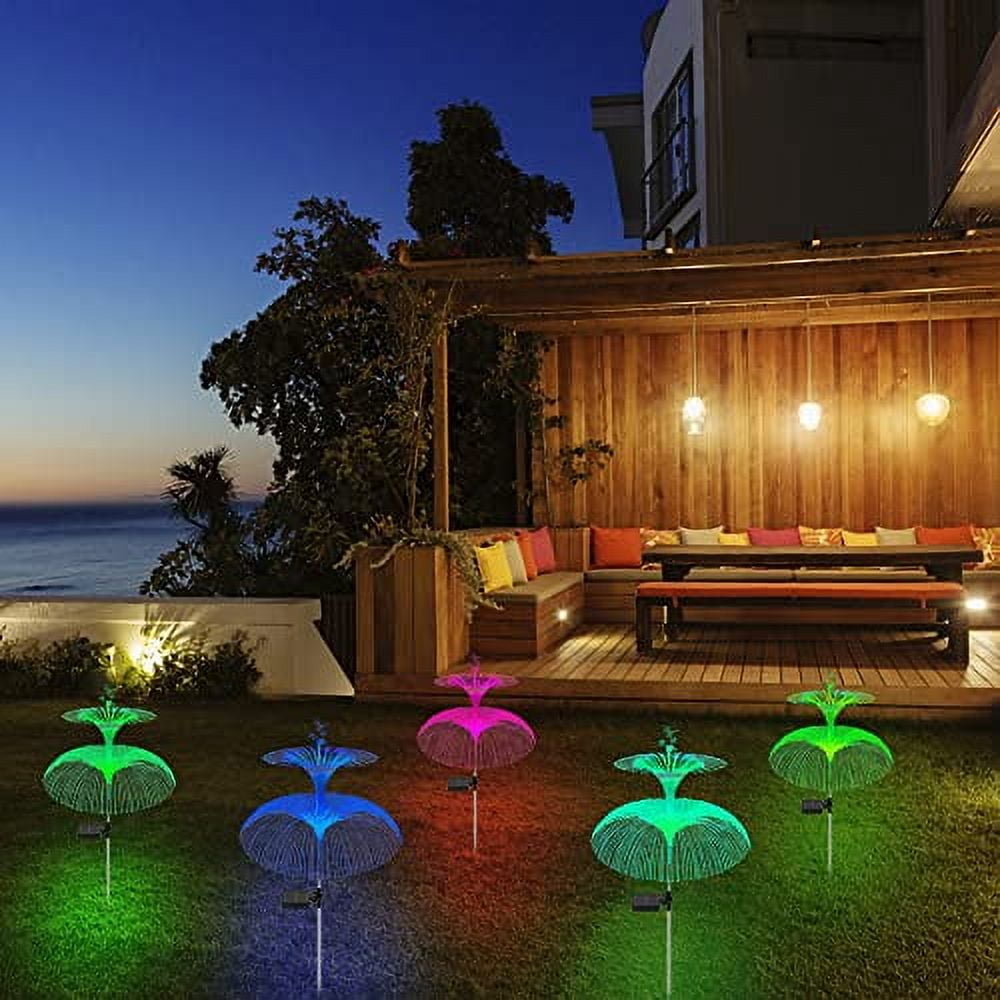 Solar Garden Lights LED Decoration Outdoor Lamp Jellyfish Star ...