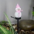 thumbnail image 1 of Solar Garden Lights, LED Outdoor Decorations, Solar Powered Christmas Snowman Lawn Lamp, Weatherproof IP65, Automatic On/Off, Energy Saving, Portable, Hand Painted, Warm White Light, 1 of 3
