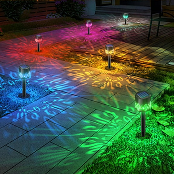 Solar Garden Lights - New Upgraded Solar Swaying Light Portable Hanging Fan, Hands Bladeless Fan, Operated Wearable Fan, Leafless, Rechargeable, Headphone Design, USB Powered Desk Fan,3 Speeds