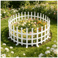 thumbnail image 1 of Decorative Garden Fence, 8 Pack Small Border Fence with Stakes, Garden Fencing for Flower Bed Lawn Landscape Outdoor, 1 of 12