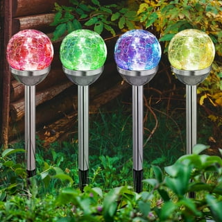 Solar globes store that change color