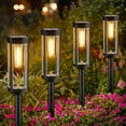thumbnail image 1 of Solar Garden Lights, Outdoor Courtyard Lighting, Solar Powered Walkway Light with Automatic On/Off, Weather Resistant ABS Material, 8 Hours Bright Soft Illumination for Yard and Lawn, 1 of 9