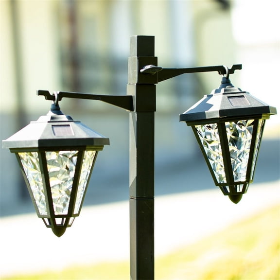 Solar Garden Lights Outdoor LED Lawn Trail Lighting IP44 Waterproof Iron