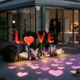 thumbnail image 1 of Solar Garden Lights Solar LED Lights Outdoor Waterproof with 3D Love for Yard Lawn Outside Beach Camping Wedding Festival Ornaments I Love You Gifts for Mom, Women, 1 of 7