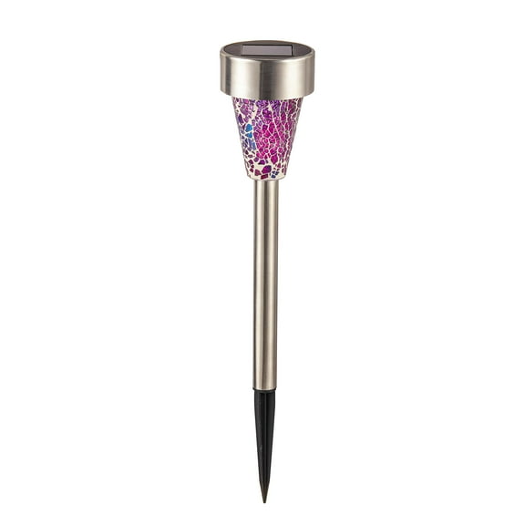 Solar Garden Pathway Light, Purple