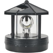 Solar Garden Powered Lighthouse,360 Degree Rotating Lamp, IP65 Waterproof Solar Lights, Landscape Path Lights For Garden & Outdoor Decorblack