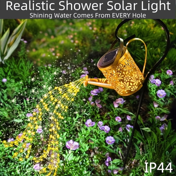 Solar Garden Watering Can Light Spring Solar Outdoor Lights Perfect Gardening Gift For Mom&Ladies Halloween Decor Grandma Ideal For Patio Yard Pathway Family Camping Solar Garden Lights Room