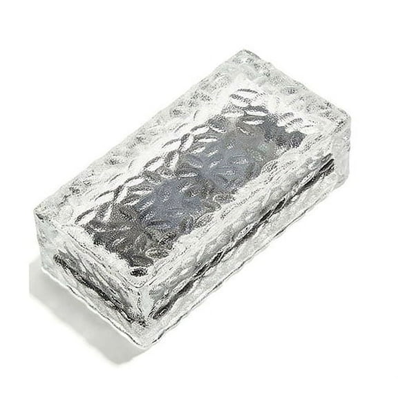 Solar Glass Brick White LED Light - Illuminate Your Outdoor Spaces