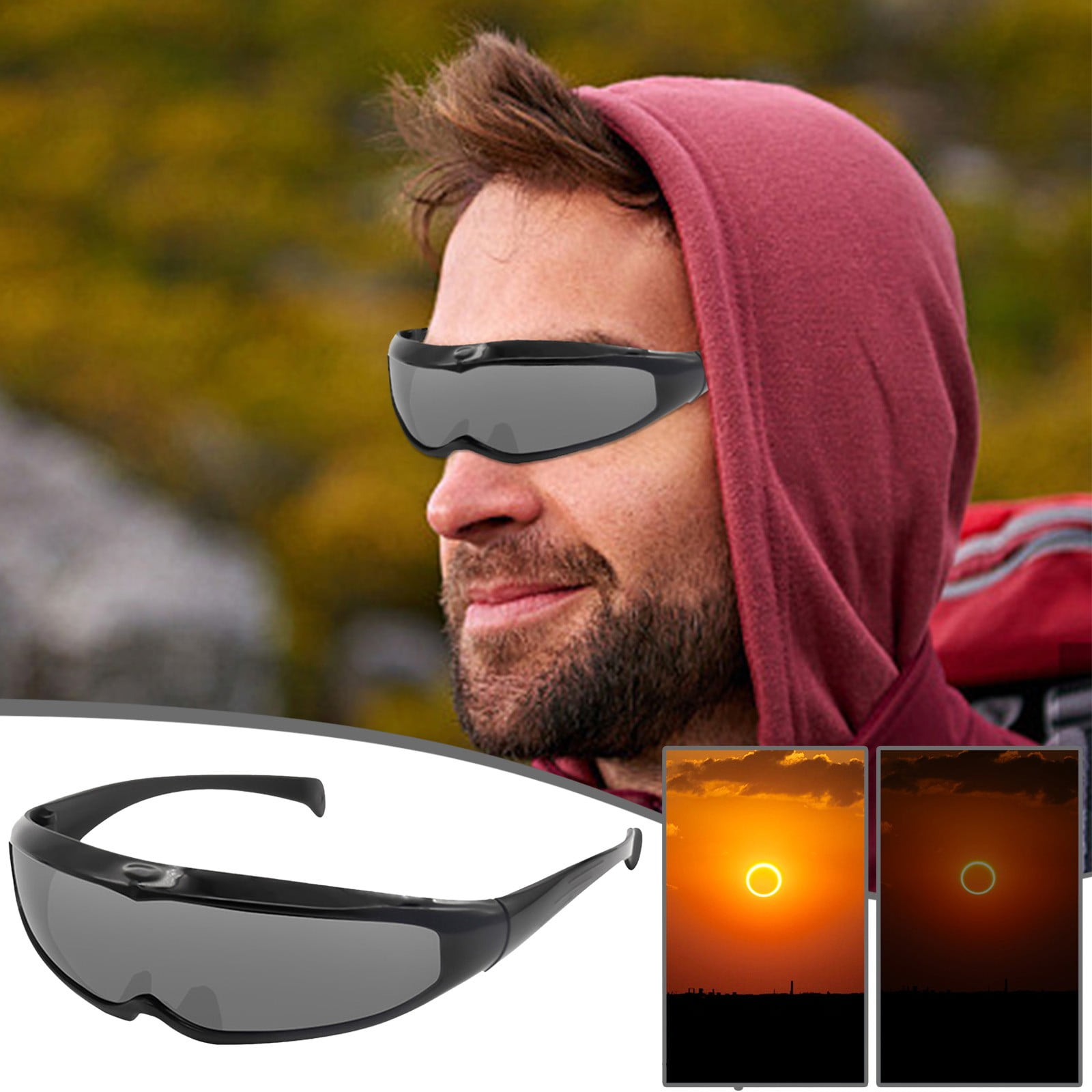 Solar Glasses Annular Viewing Glasses 12312PC Total Solar Goggles Girl ...