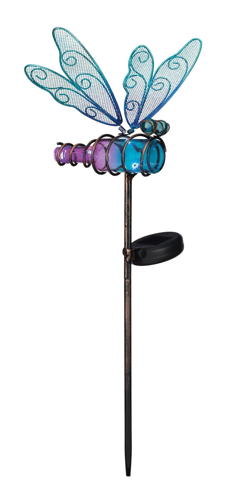 Regal Art & Gift Mini Solar Dragonfly Stake, Blue - Walmart.com