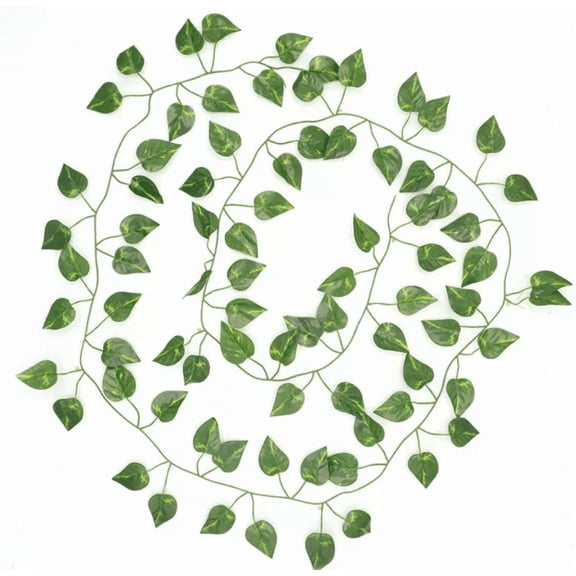 Solar Green Ivy String Lights for Outdoors and Indoors, Artificial Vine Leaf Plant Lights, Decorative IP44 Waterproof Fake Rattan Garland for Spring Summer Home Decor(16.4Ft)