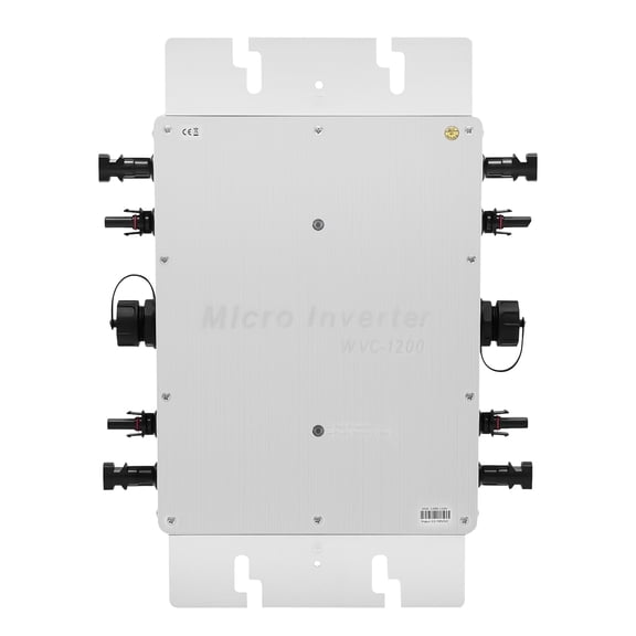 Solar Grid Tie Inverter 1200W Grid Tie Micro Inverter IP65 Waterproof Solar Converter with 99.5% MPPT Efficiency for 110V Panel System