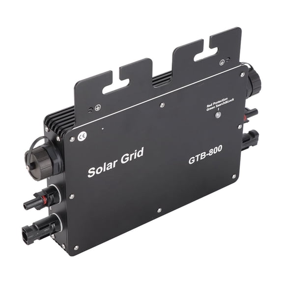 Solar Grid Tie Micro Inverter GTB 800 with WiFi Control and Automatic Identification - 110V US Plug, 800W Peak DC to AC Power Inverter for Solar Panels (13.7x9.4 Inches / 35x24 cm)