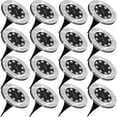 thumbnail image 1 of Solar Ground Lights 16 Pack,8 LED Solar Powered Disk Lights Outdoor Waterproof Solar Garden Lights Landscape Lighting for Yard Deck Lawn Patio Pathway Walkway(White), 1 of 9