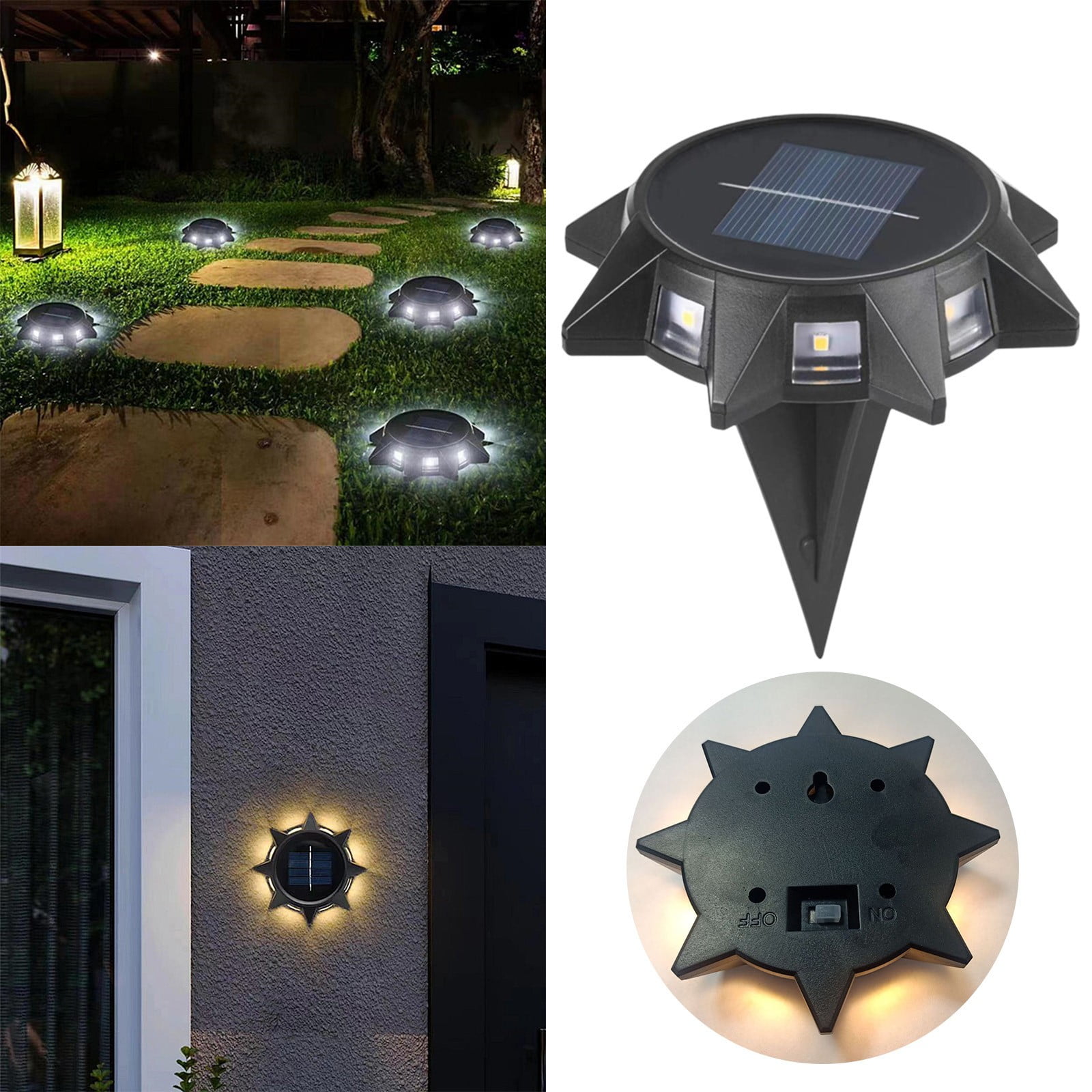 Solar Ground Lights New In 2024 Water Proof Solar Garden Lights LED