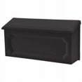 Solar Group Black Plastic Horizontal Wall Mount Mailbox Pack of 4
