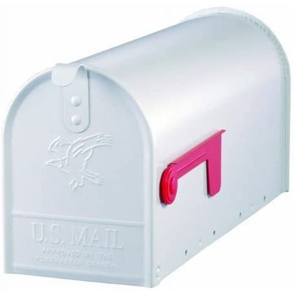 Solar Group E11W White Elite Premium Steel Mailbox
