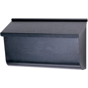 Solar Group Extra Large Black Steel Wall Mount Mailbox, Rust Resistant