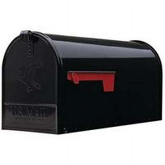 Solar Group Gibraltar Heavy Duty Medium Premium Mail Box - Black - 11 x 8.75 x 22.875 in.