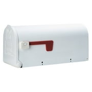 Solar Group Inc PL10W Plastic Rural White Mailbox