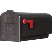 Solar Group PL10B Plastic Rural Black Mailbox