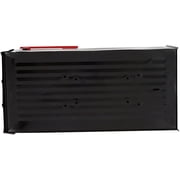 Solar Group Post Mounted Mailbox Color Black   Home & Garage Storage, Stackable Design