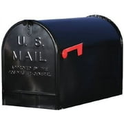 Solar Group ST200B00 Black Jumbo Rural Mailbox, Durable, Extra Large Capacity, Rust Resistant