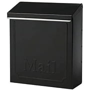 Solar Group THVKB001 10.75 Black Townhouse Wall Mount Mailbox
