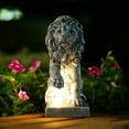 thumbnail image 1 of Solar Guardian Lion Garden Statue - Outdoor Decor with Ball Lights for Yard, 1 of 7