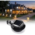 Slar Railing Solar Gutter Lights Outdoor Waterproof, Solar Powered LED Gutter Light ...