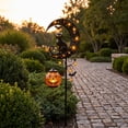 thumbnail image 1 of Solar Halloween Garden Stake Light, Black Cat & Crescent Moon Waterproof Solar Lantern Stake with Hanging Pumpkin, Outdoor Halloween Yard Decor for Garden Patio Lawn Pathway, 1 of 7