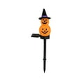 thumbnail image 1 of Solar Halloween Lamp Waterproof Led Lamp Post Decoration Snowman Pumpkin Bigger Decoration Lovely Black Hat Sidewalk Li Tingyuan, 1 of 4