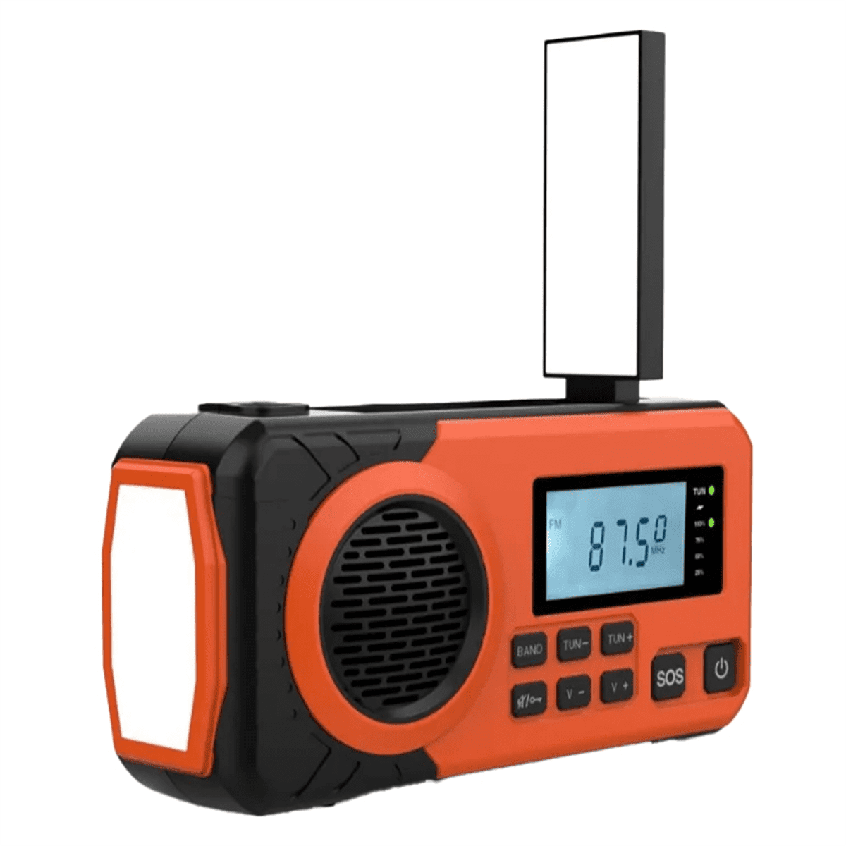 Solar Hand Crank Emergency Weather Radio,SW/AM/FM Portable Radio with 3 LED Flashlight 4000mAh Power Bank