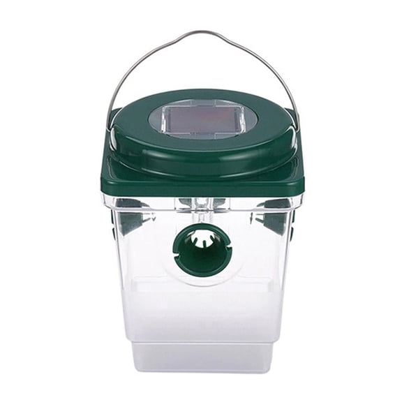 Solar Hanging Insect Catcher for Garden Patio Orchard Outdoor Fly Trap with Dual Entry Design