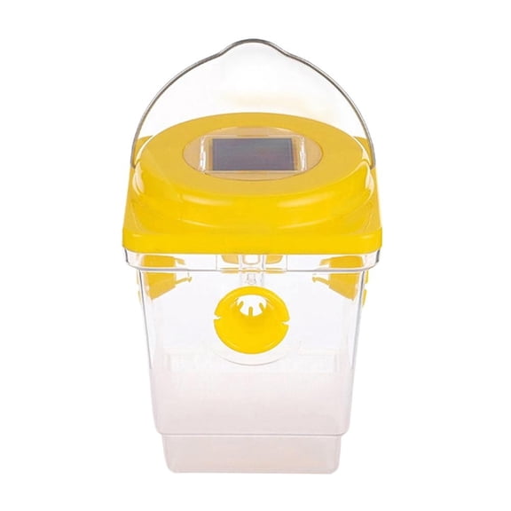 Solar Hanging Insect Catcher for Garden Patio Orchard Outdoor Fly Trap with Dual Entry Design