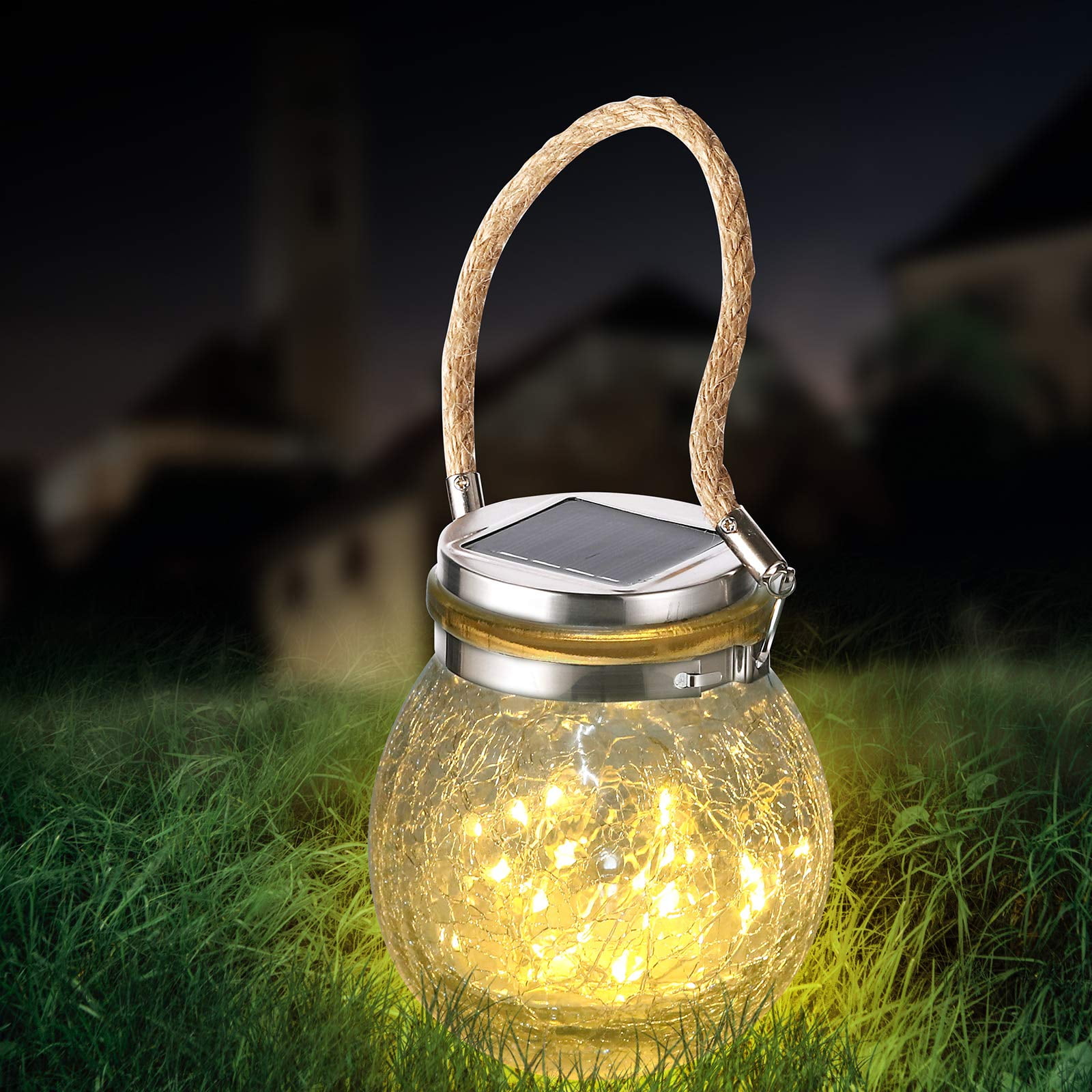 Solar Hanging Lanterns Outdoor STF9 Waterproof, Table Lamps Decorative