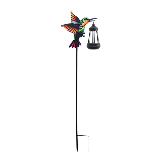 Solar Hanging Lights Outdoor, Solar Powered Hummingbird Garden Decorative Lantern,Hanging Hummingbird Solar Lights Outdoor Waterproof,Solar Lights Outdoor Garden Decor Lantern Light for Yard Patio