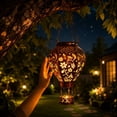 thumbnail image 1 of Solar Hot Air Balloon Lantern, Outdoor Hanging Solar Hummingbird Lights, Metal Hanging Solar Lanterns Decorative LED Night Lights for Outside Wall, Patio, Pathway, 1 of 6