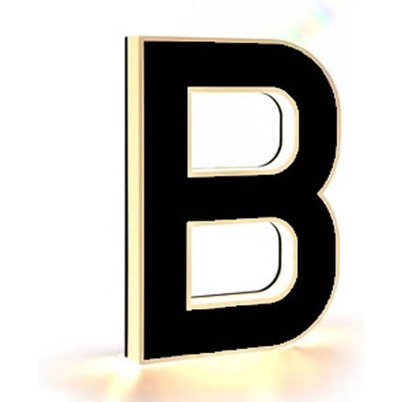 Solar House Numbers & Letters - DIY Illuminated Address Sign Kit, Waterproof Solar Powered Light for Outdoor Home Identification