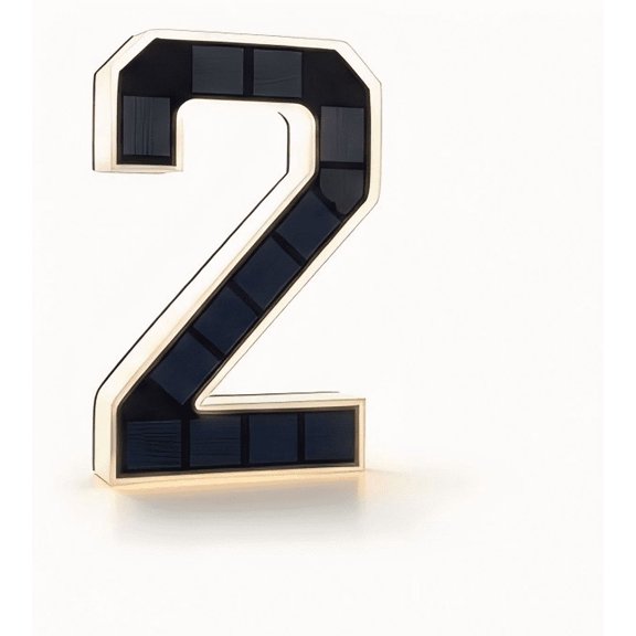 Solar House Numbers, Lighted Outdoor Address Sign with Dusk to Dawn Sensor, Battery Free Solar Powered for Low Light or Rural Areas