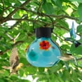 thumbnail image 1 of Solar Hummingbird Feeder with Light, Glass Outdoor Hanging Bird Waterer, Automatic Patio Garden Decor for Hummingbirds, Backyard Decoration, 1 of 8