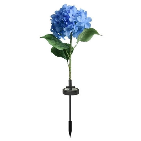 Solar Hydrangea Garden Stake Lights, Artificial Flower Landscape Lighting with IP65 Waterproof, Dusk-to-Dawn Decorative Pathway Lights for Yard & Patio