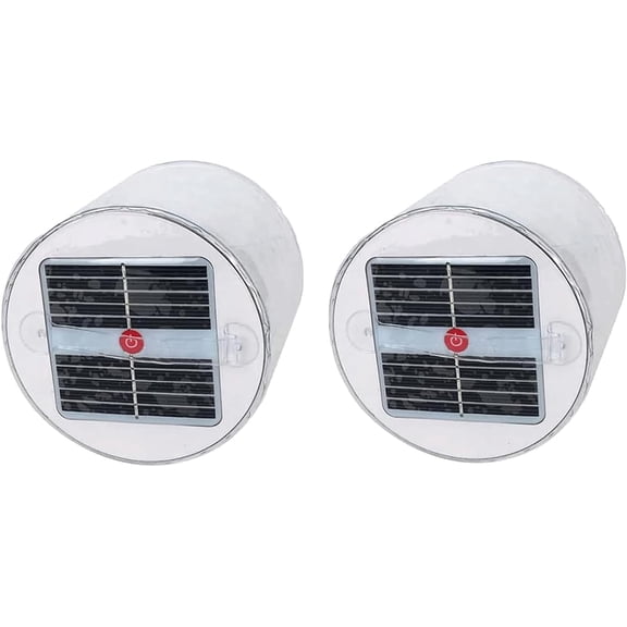 Solar Inflatable Lights 2 Pack Outdoor Camping Tent Lantern Waterproof Solar Powered Led Light Survival Emergency Lantern for Camping Travel