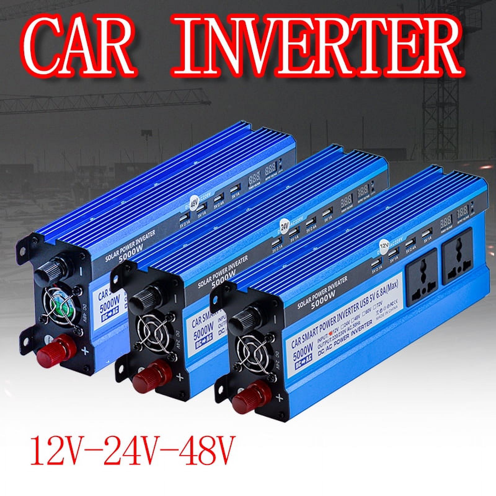 Solar Inverter 12/24/48V 220V 5000W Inverter Voltage Converter