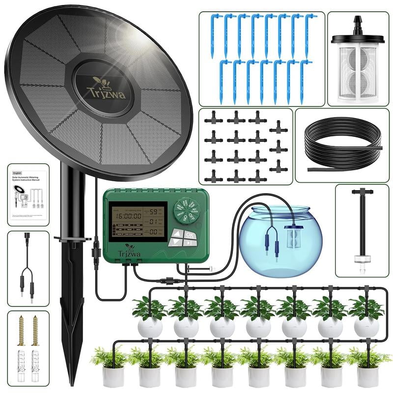 Solar Irrigation System For Garden Watering System 2025 Latest Drip Solar Irrigation System Garden Watering System 2025 Latest Drip Irrigation Kit Potted Plants Supported Automatic Watering System Garden Bed The Garde 0fe2b5bd C54d 4949 9f09 55e52bcf4d3a.708f3b313c7a740212c58afd8fc56a07