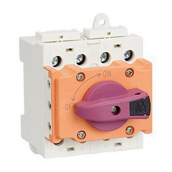 Solar Isolator Switch PV DC 1200V 32A Solar Rotating Handle Isolator Rotary Switch Disconnector for Solar Device B