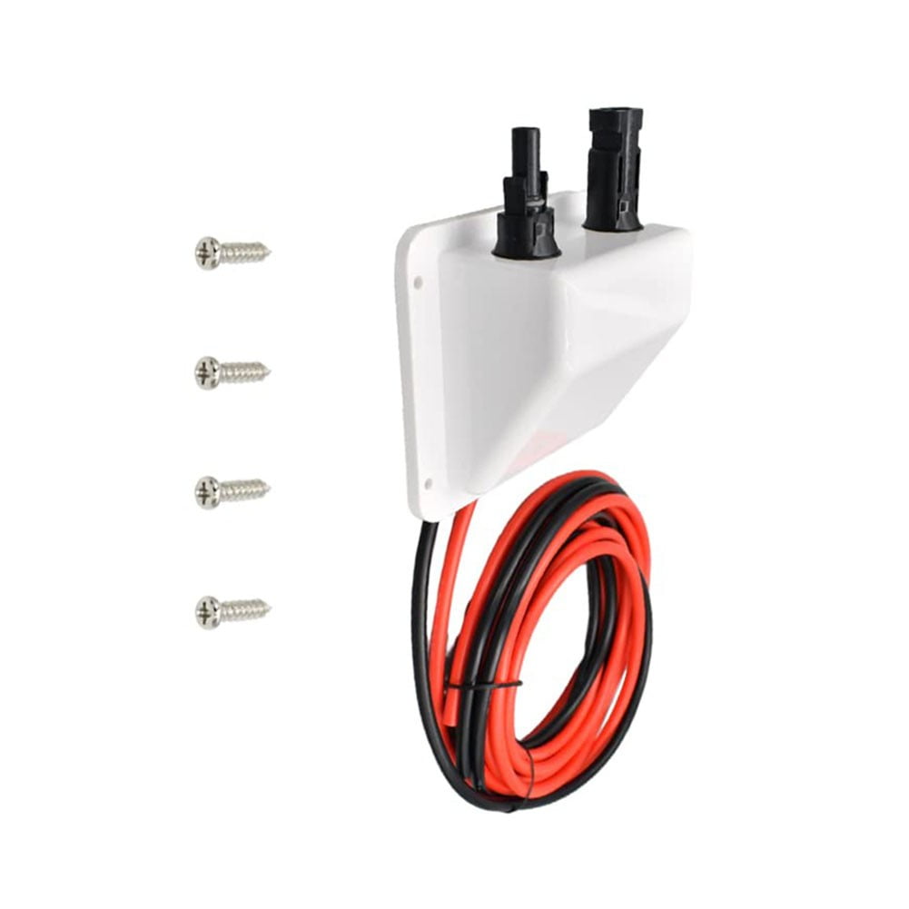 Solar Junction Box Dual Solar Cable Entry Enclosure with 10ft Cable Extension
