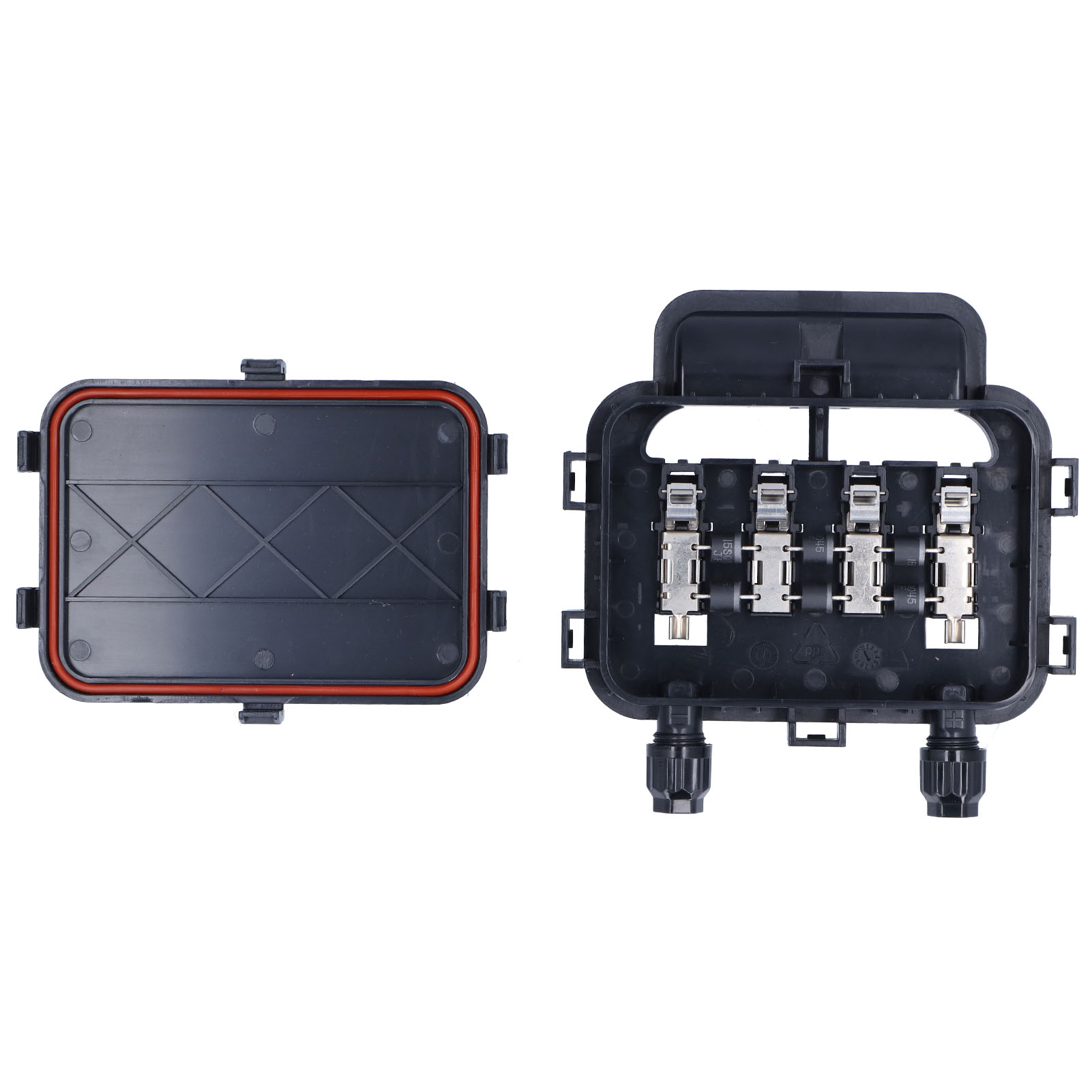 Solar Junction Box Photovoltaic Electrical Enclosure Case Solar Panel Accessories 250W350W 1000V