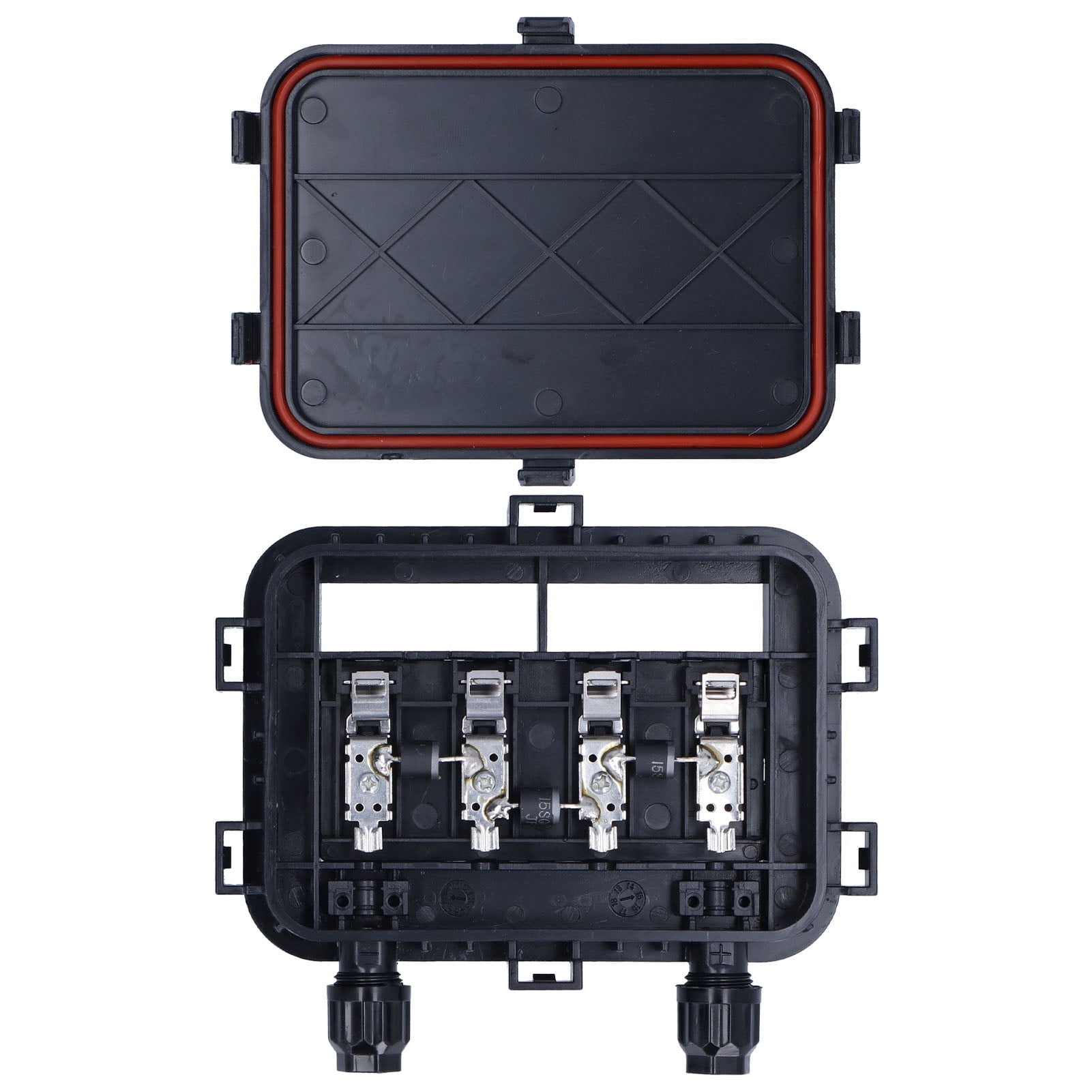 Solar Junction Box for Photovoltaic Electrical Enclosure, Compatible with 210W-250W Panels, Rated at 1000V