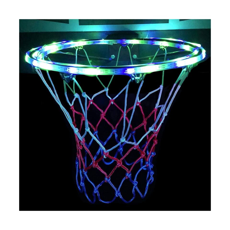 Solar LED Basketball Hoop Lights, LED Basketball Rim Light Ideal for